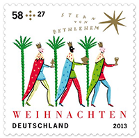 Weihnachtsbriefmarke 2013